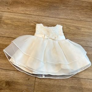 White formal dress baby